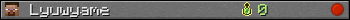 Lyuwyame userbar 350x20