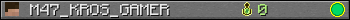 M47_KROS_GAMER userbar 350x20