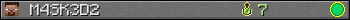 M4SK3D2 userbar 350x20