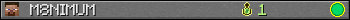 M8NIMUM userbar 350x20