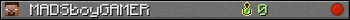 MADSboyGAMER userbar 350x20