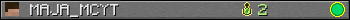 Benutzerleisten 350x20 für MAJA_MCYT