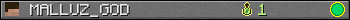 MALLUZ_GOD userbar 350x20