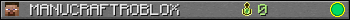 MANUCRAFTROBLOX userbar 350x20