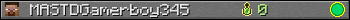 MASTDGamerboy345 userbar 350x20