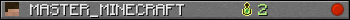 MASTER_MINECRAFT userbar 350x20