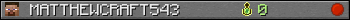 MATTHEWCRAFT543 userbar 350x20