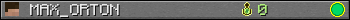 Benutzerleisten 350x20 für MAX_ORTON