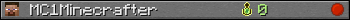 MC1Minecrafter userbar 350x20