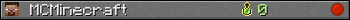 MCMinecraft userbar 350x20