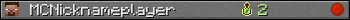 MCNicknameplayer userbar 350x20