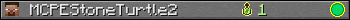 MCPEStoneTurtle2 userbar 350x20