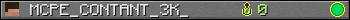 MCPE_CONTANT_3K_ userbar 350x20