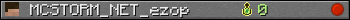 MCSTORM_NET_ezop userbar 350x20