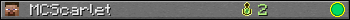 MCScarlet userbar 350x20