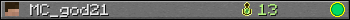 MC_god21 userbar 350x20