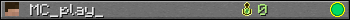 Benutzerleisten 350x20 für MC_play_