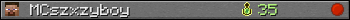 MCszxzyboy userbar 350x20