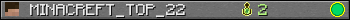 MINACREFT_TOP_22 userbar 350x20