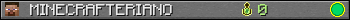 MINECRAFTERIANO userbar 350x20