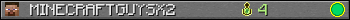 MINECRAFTGUYSX2 userbar 350x20