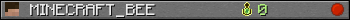 MINECRAFT_BEE userbar 350x20