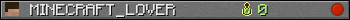 MINECRAFT_LOVER userbar 350x20