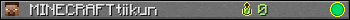 MINECRAFTtiikun userbar 350x20