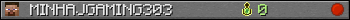 MINHAJGAMING303 userbar 350x20