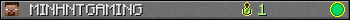 MINHNTGAMING userbar 350x20