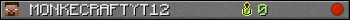 MONKECRAFTYT12 userbar 350x20