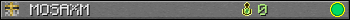 Benutzerleisten 350x20 für MOSAXM