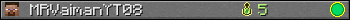 MRVaimanYT08 userbar 350x20