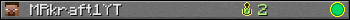 MRkraft1YT userbar 350x20