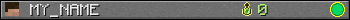 MY_NAME userbar 350x20