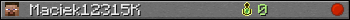 Maciek12315K userbar 350x20