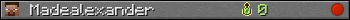 Madealexander userbar 350x20
