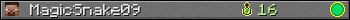 MagicSnake09 userbar 350x20