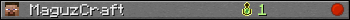 Benutzerleisten 350x20 für MaguzCraft