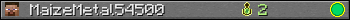 MaizeMetal54500 userbar 350x20