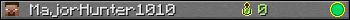 MajorHunter1010 userbar 350x20