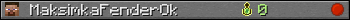 MaksimkaFenderOk userbar 350x20