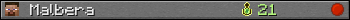 Malbera userbar 350x20