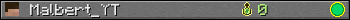 Malbert_YT userbar 350x20