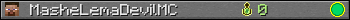 MasheLemaDevilMC userbar 350x20