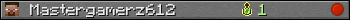 Mastergamerz612 userbar 350x20