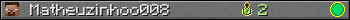 Matheuzinhoo008 userbar 350x20