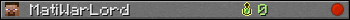 MatiWarLord userbar 350x20