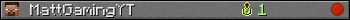 MattGamingYT userbar 350x20