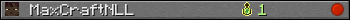 MaxCraftNLL userbar 350x20